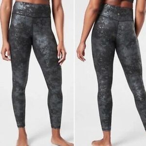 Athleta Ultra High Rise Elation Misty Lace Tight Size XS